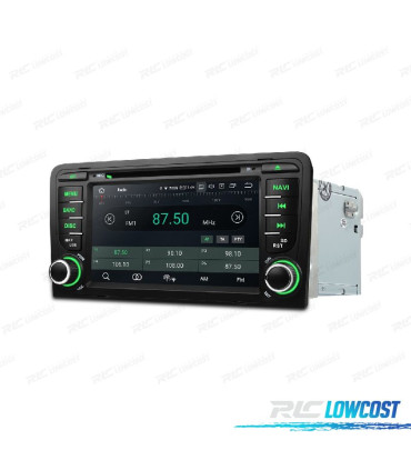 RADIO GPS ANDROID 12 PER AUDI A3 8P 8PA SPORTBACK 03-12 B