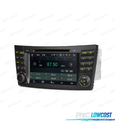 RADIO GPS ANDROID 10 PER MERCEDES CLS W219 05-06 E W211 02-09