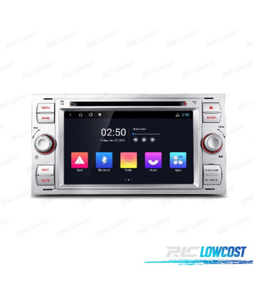 RADIO GPS ANDROID 12 PER FORD FOCUS C-MAX FIESTA GALAXY KUGA MONDEO S-MAX TRANSIT