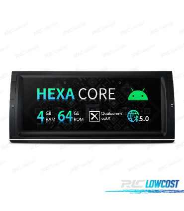 RADIO GPS ANDROID 12 PER BMW X5 E53 99-06