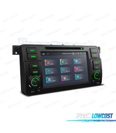 RADIO GPS ANDROID 14 PER BMW E46 4GB DI RAM 64GB DI ROM DVD
