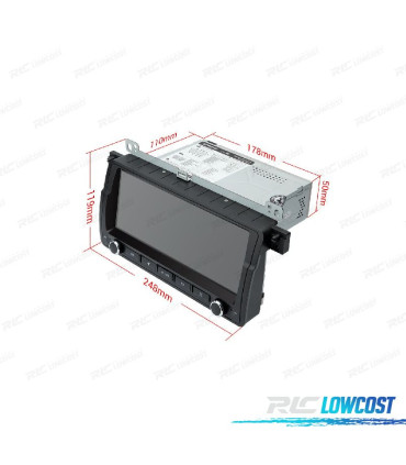 RADIO GPS ANDROID 13 PER BMW E46 98-06