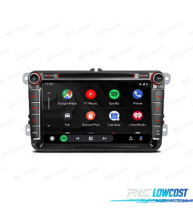 RADIO GPS ANDROID 12 PER VOLKSWAGEN VW SEAT SKODA MULTIMEDIA DVD