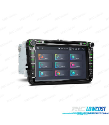 RADIO GPS ANDROID 12 PER VOLKSWAGEN VW SEAT SKODA MULTIMEDIA DVD