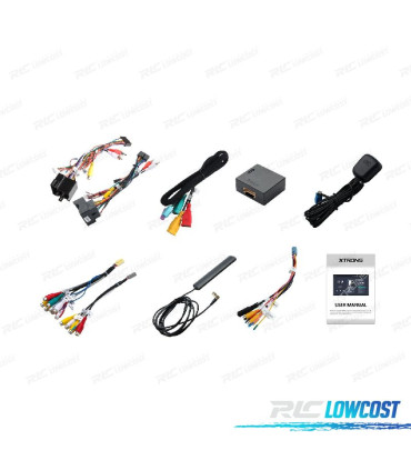 RADIO GPS ANDROID 12 PER VOLKSWAGEN VW SEAT SKODA MULTIMEDIA DVD