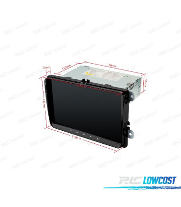 RADIO GPS ANDROID 12 VOLKSWAGEN VW SEAT SKODA 05-14