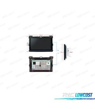 RADIO GPS ANDROID 12 PER TOYOTA LAND CRUISER 02-09