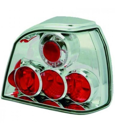 FANALI VOLKSWAGEN VW GOLF 3, 91-97 FONDO CROMATO LEX
