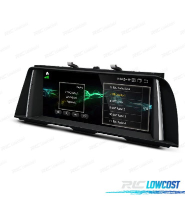 RADIO GPS ANDROID 12 PER BMW F10 F11 13- CON SISTEMA NBT