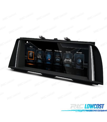 RADIO GPS ANDROID 12 PER BMW F10 F11 13- CON SISTEMA NBT