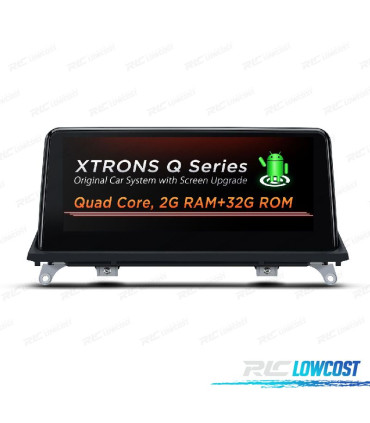 RADIO GPS ANDROID 12 PER BMW X5 E70 07-10 X6 E71 07-10 CON SISTEMA CCC