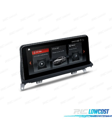 RADIO GPS ANDROID 12 PER BMW X5 E70 07-10 X6 E71 07-10 CON SISTEMA CCC