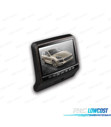 Poggiatesta multimediale da 9 pollici.