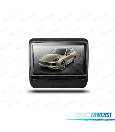 Poggiatesta multimediale da 9 pollici.