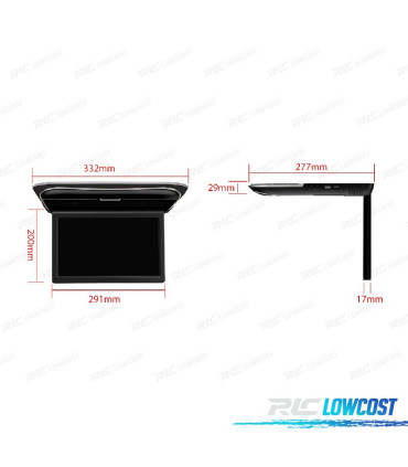 SCHERMO PER TETTO FULL HD DA 11,6"