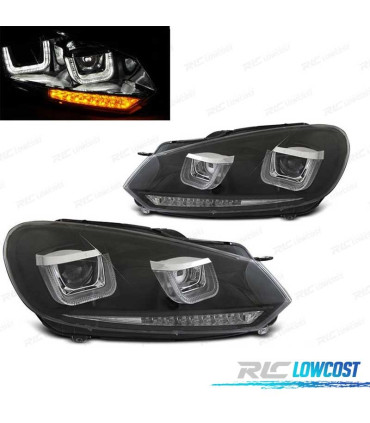 FARI PER VOLKSWAGEN VW GOLF VI LIMOUSINE 08-12 FULL LED DINAMICI