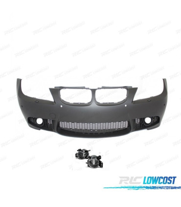 PARAURTI ANTERIORE PER BMW E90 E91 08-12 LOOK M3 SRA PDC FENDINEBBIA