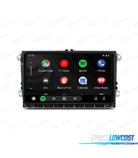 RADIO GPS ANDROID 12 PER VOLKSWAGEN VW SKODA SEAT