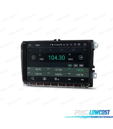 RADIO GPS ANDROID 12 PER VOLKSWAGEN VW SKODA SEAT