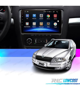 RADIO GPS ANDROID 10 PER SKODA OCTAVIA 08-13 TACTILE HD