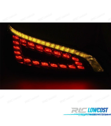 FANALI PER AUDI Q5 08-12 LED SFONDO NERO AFFUMICATO