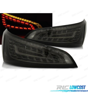 FANALI PER AUDI Q5 08-12 LED SFONDO NERO AFFUMICATO