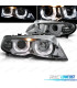 FARI BMW E46 4 PORTE 01-05 ANGEL EYES A U FONDO CROMATO