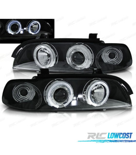 FARI BMW E39 95-00 ANGEL EYES FONDO NERO