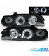 FARI BMW E39 95-00 ANGEL EYES LED FONDO NERO