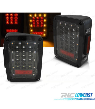 FANALI A LED JEEP WRANGLER JK 07-18 NERO