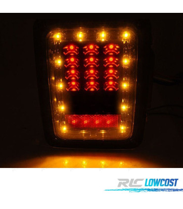 FANALI A LED JEEP WRANGLER JK 07-18 NERO