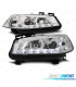 FARI RENAULT MEGANE 02-05 LUCE DIURNA LED FONDO CROMATO