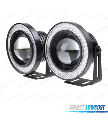 PROIETTORI LASER LED 1200LM 30W LUCE LED ANABBAGLIANTI OCCHIO ANGEL DRL