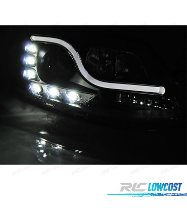 FARI PER VOLKSWAGEN VW JETTA VI 11-14 TRU DRL NERI