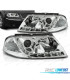 FARI PER VOLKSWAGEN VW PASSAT 3BG 00-05 FONDO CROMATO LUCE DIURNA