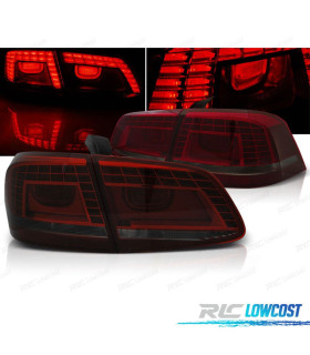 FANALI VOLKSWAGEN VW PASSAT 10-14 LED ROSSO AFFUMICATO