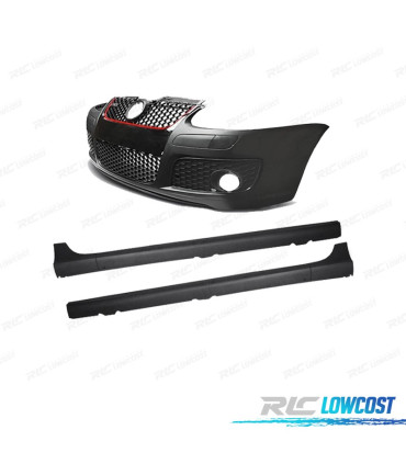 KIT CARROZZERIA VOLKSWAGEN VW GOLF 5 LOOK GTI PARAURTI + PEDANE