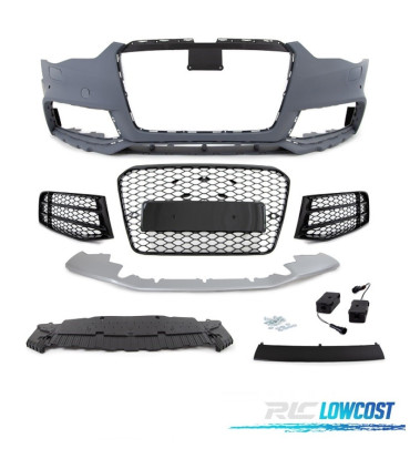 PARAURTI ANTERIORE AUDI A5 8T 12-16 LOOK RS5 PDC SPOILER LABBRO ANTERIORE
