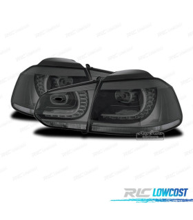 FANALI VOLKSWAGEN VW GOLF 6 08- LED GRIGIO FUMÉ