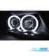 FARI BMW E90 E91 05-08 ANGEL EYES CCFL FONDO NERO