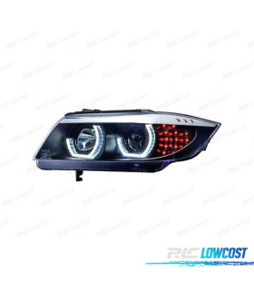 FARI PER BMW E90 E91 ANGEL EYES 3D FULL LED SERIE 3 08-12
