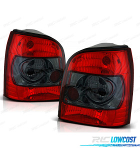 FANALI AUDI A4 B5 94-01 AVANT ROSSO AFFUMICATO