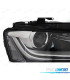FARI PER AUDI A4 B8 12-15 DRL NERI