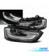 FARI PER AUDI A4 B8 12-15 DRL NERI