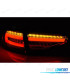 FANALI PER AUDI A4 B8 12-15 SEDAN A LED DINAMICI ROSSI CHIARI