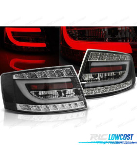 FANALI PER AUDI A6 C6 04-08 SEDAN LED NERI 7PIN