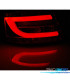 FANALI PER AUDI A6 C6 04-08 SEDAN LED ROSSO AFFUMICATO 7 PIN