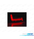 FANALI AUDI A6 C6 04-08 SEDAN LED ROSSO AFFUMICATO 7 PIN