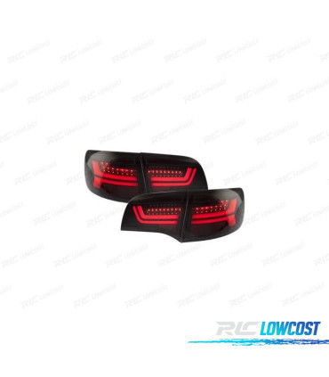 FANALI AUDI A6 4F 04-11 AVANT LED DINAMICI NERO AFFUMICATO