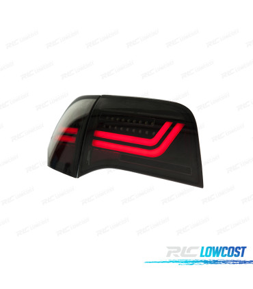 FANALI AUDI A6 4F 04-11 AVANT LED DINAMICI NERO AFFUMICATO